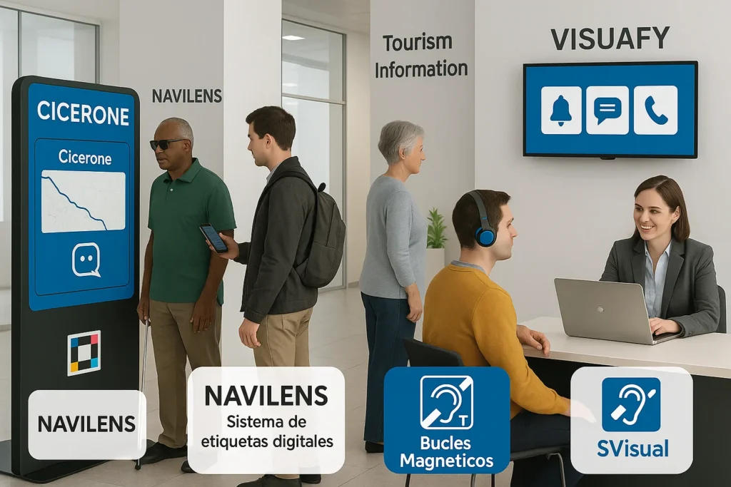 Tecnología que hace posible una oficina de turismo accesible