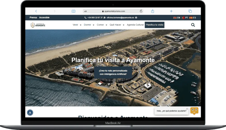 Portal Web Ayamonte Turismo