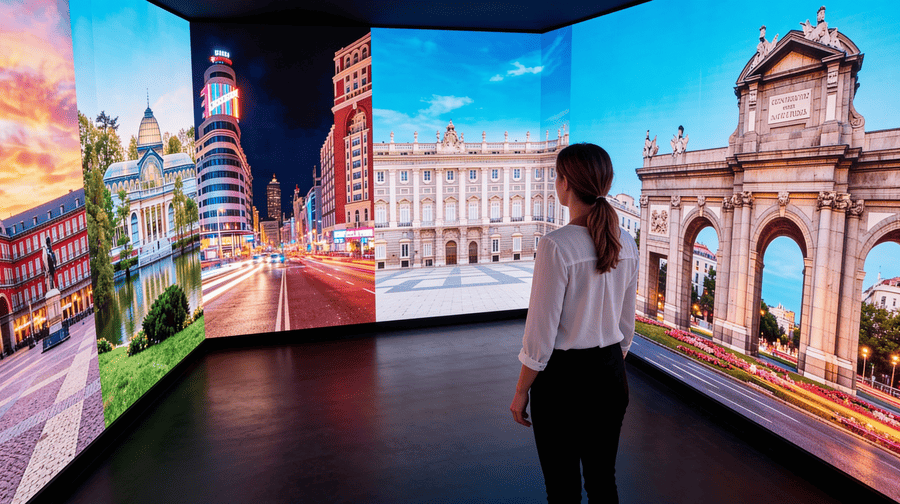 cubo inmersivo fitur