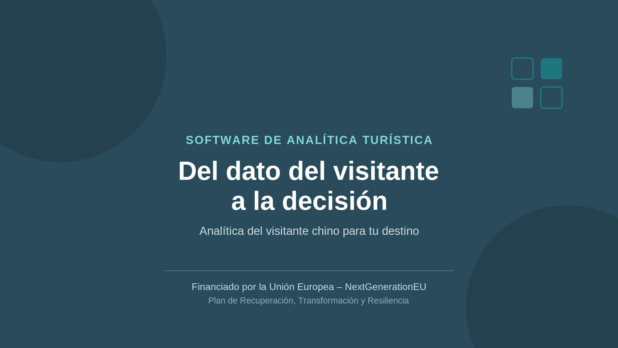 Software de analítica turística CONSUMDATA — visitante chino